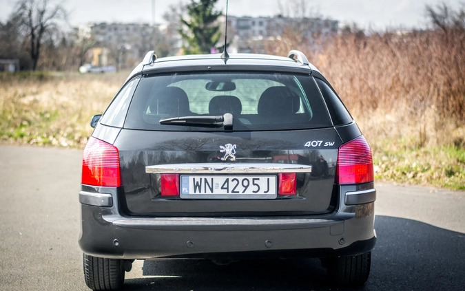 Peugeot 407 cena 8100 przebieg: 238750, rok produkcji 2004 z Warszawa małe 121